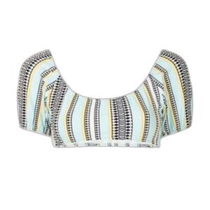 lemlem Neela pouf top- XS - Light Sky Blue ***Top ONLY***